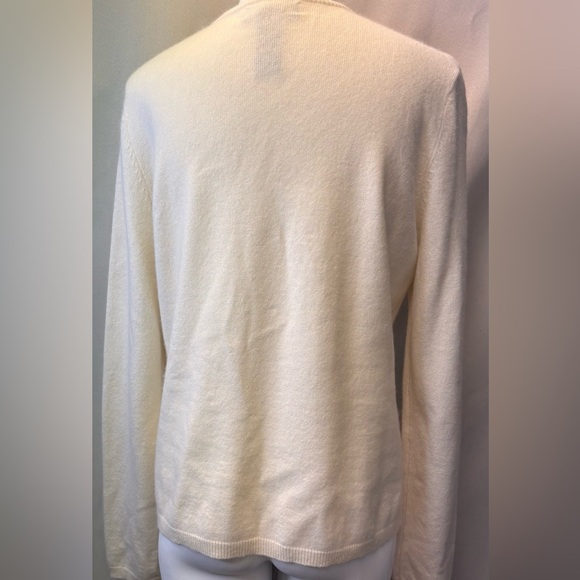 Jones New York Beaded Women’s Large Lamb Wool Angora Blend Cardigan Sweater - Picture 5 of 8